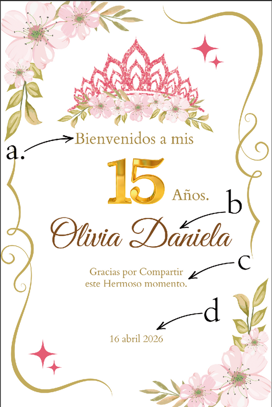 Cartel  XV Bienvenida  001
