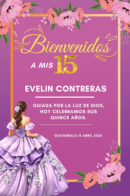 Cartel  XV Bienvenida  003